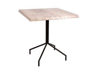 Bistro laminat table, 70x70, rustic wood